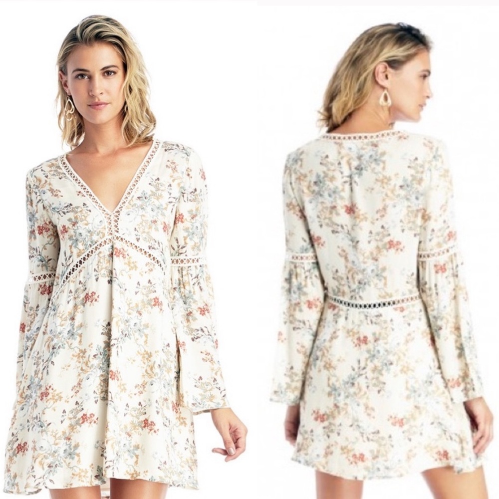 NEW WAYF Pembrook Swing Cottagecore Dress
